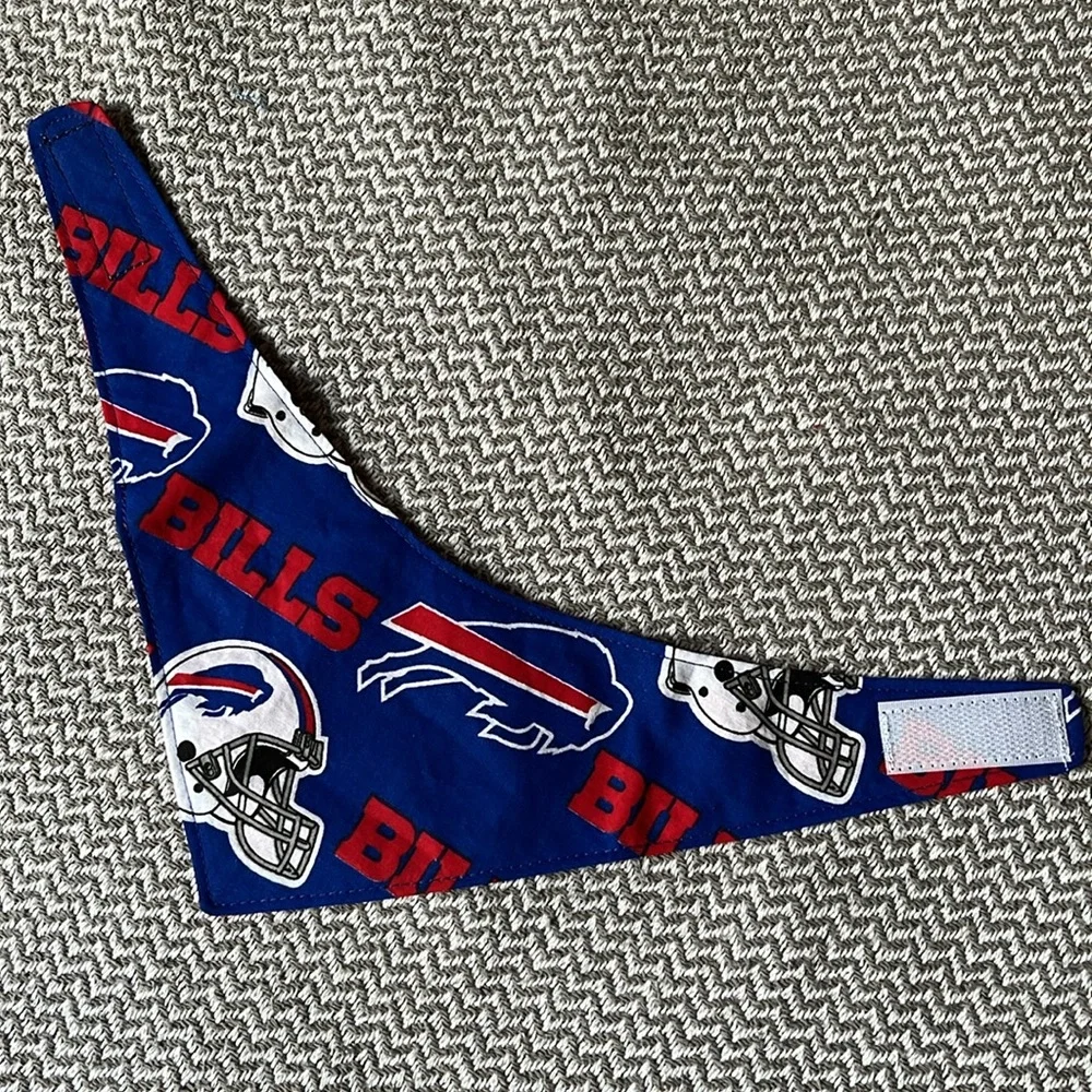Buffalo Bills Dog Bandana-small - Picture 4 of 5